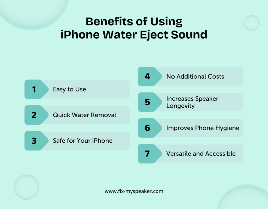 Benefits of Using iPhone Water Eject Sound