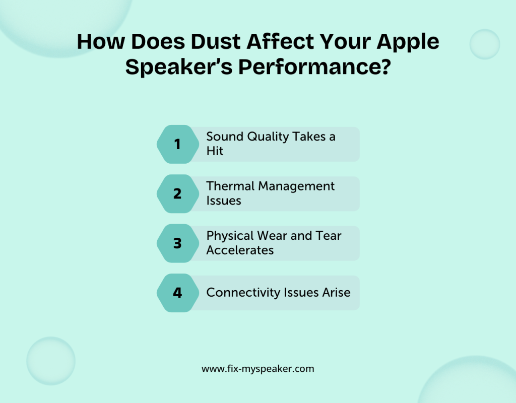 How Does Dust Affect Your Apple Speaker’s Performance?