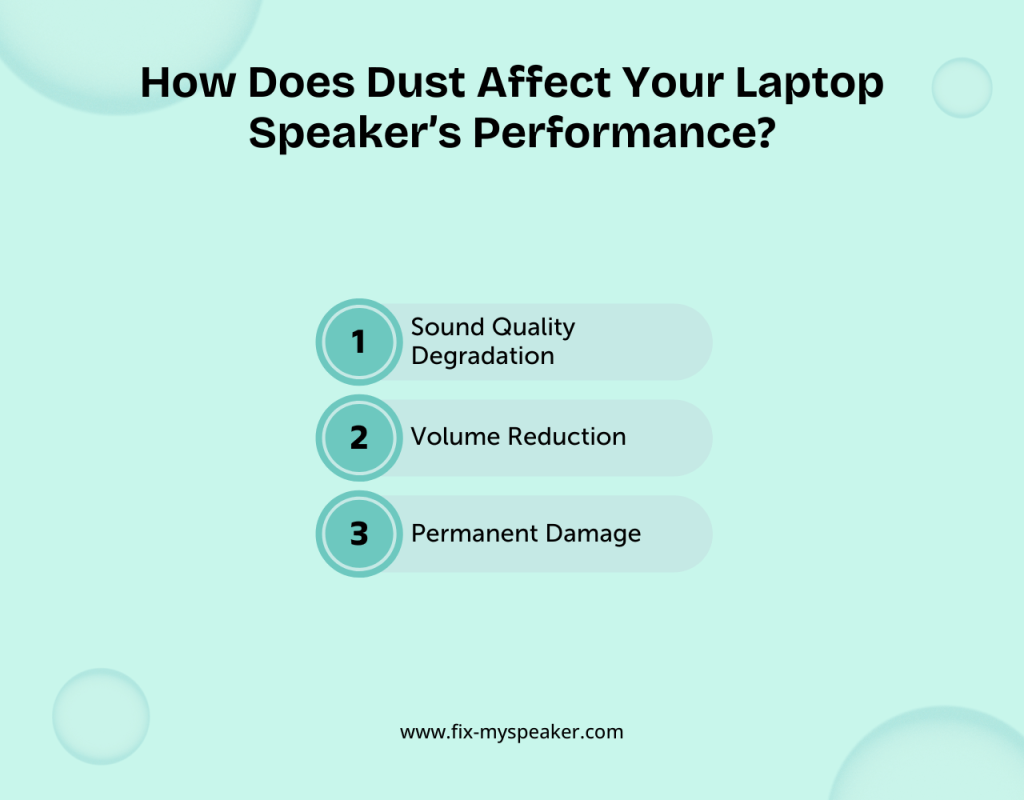 How Does Dust Affect Your Laptop Speaker’s Performance?