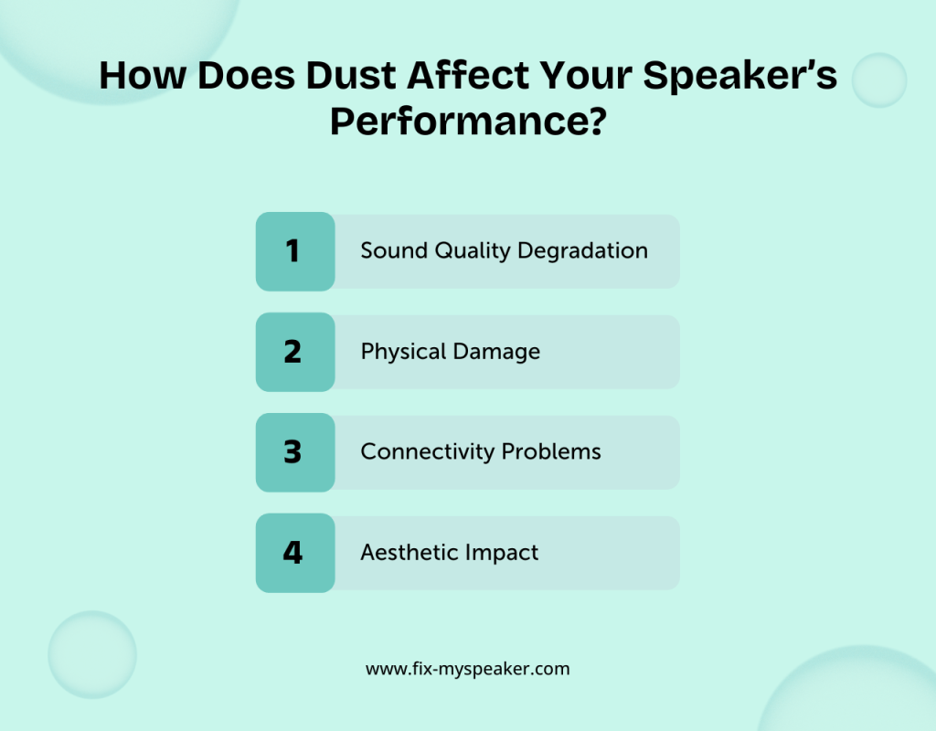 How Does Dust Affect Your Speaker’s Performance