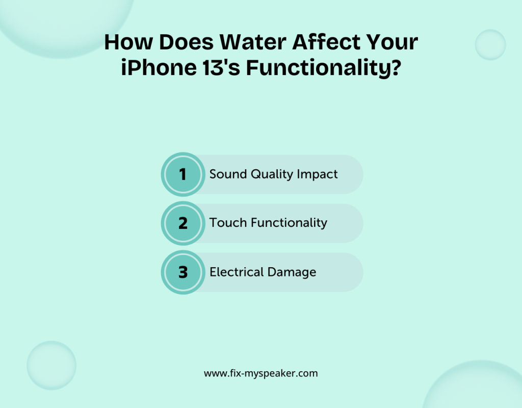 How Does Water Affect Your iPhone 13's Functionality