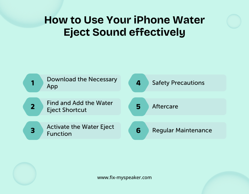 How to Use Your iPhone Water Eject Sound effectively