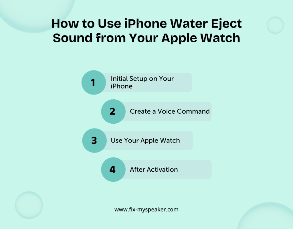 How to Use iPhone Water Eject Sound from Your Apple Watch