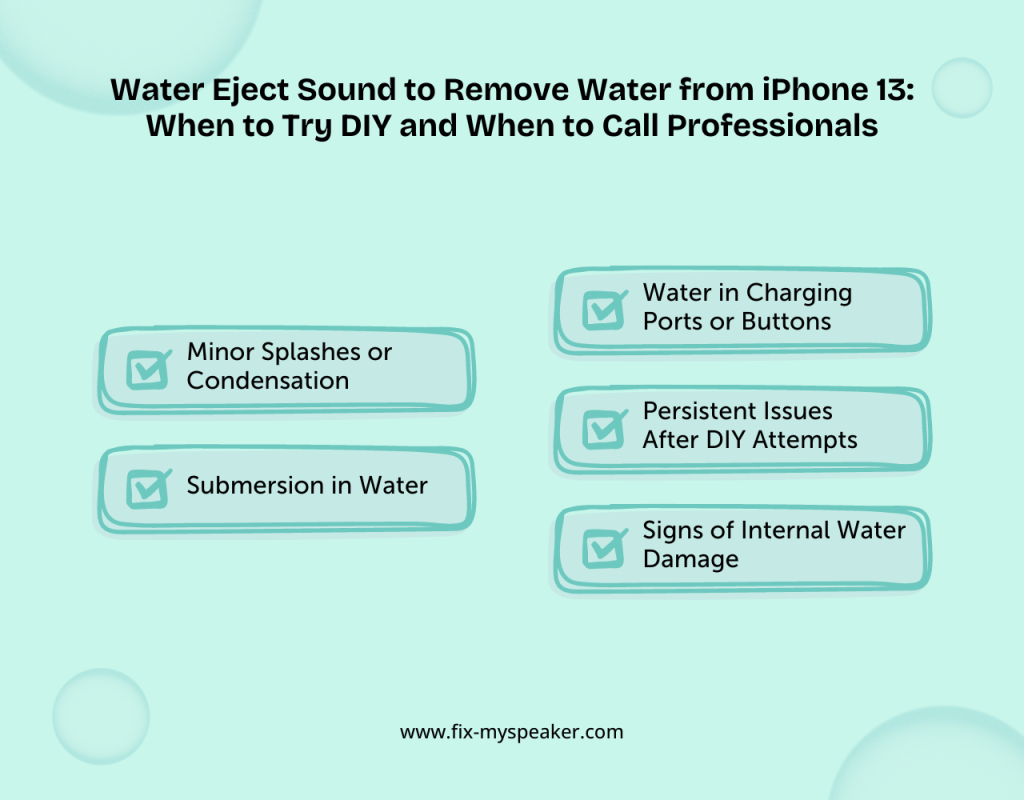 Water Eject Sound to Remove Water from iPhone 13