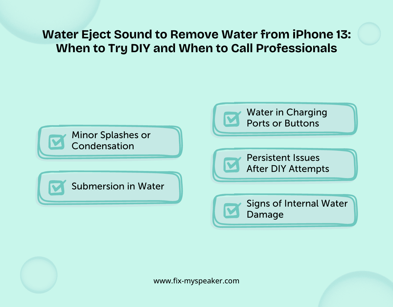 Water Eject iPhone 13 6 Steps to Restore the iPhone 13 Speaker