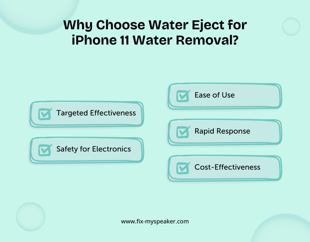  Why Choose Water Eject for iPhone 11 Water Removal