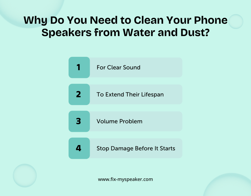 Why Do You Need to Clean Your Phone Speakers from Water and Dust