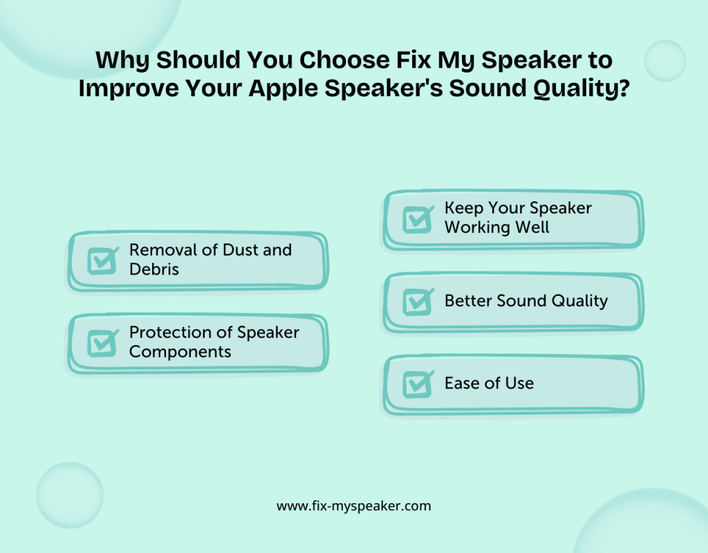 Why Should You Choose Speaker Cleaner to Improve Your Apple Speaker's Sound Quality