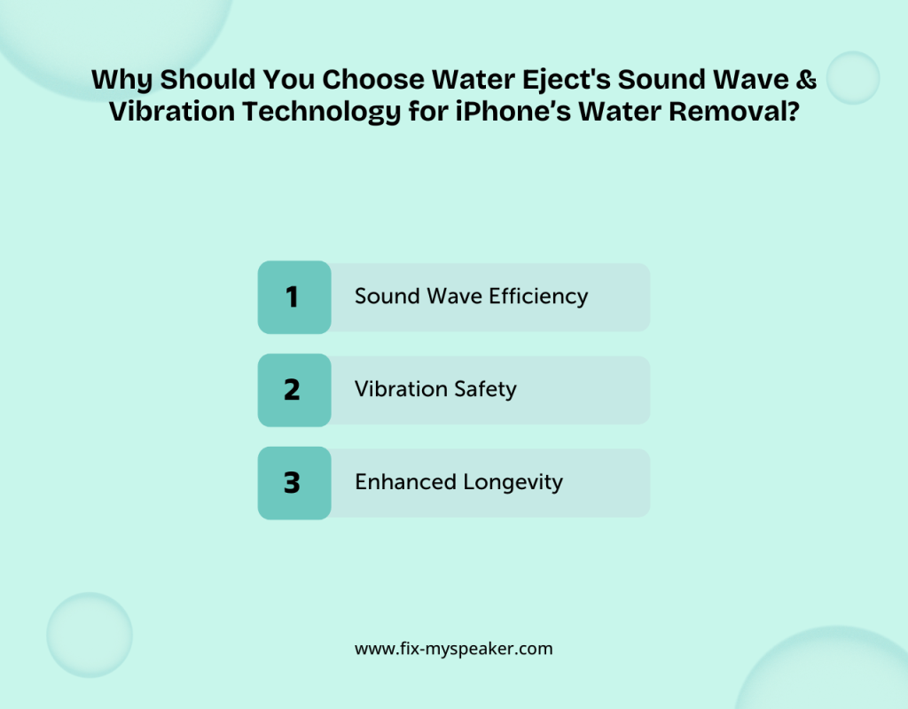 Why Should You Choose Water Eject's Sound Wave & Vibration Technology for iPhone’s Water Removal