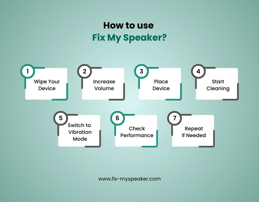 Fix My Speaker Best Speaker Cleaner App Eject Water Dust